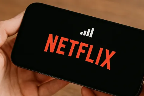 Imagen en la que se puede ver cómo una persona disfruta de su tarifa móvil con datos ilimitados para streaming.