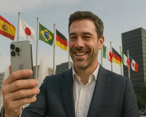 Hombre disfrutando de su tarifa móvil internacional