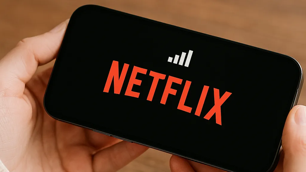 Imagen en la que se puede ver cómo una persona disfruta de su tarifa móvil con datos ilimitados para streaming.