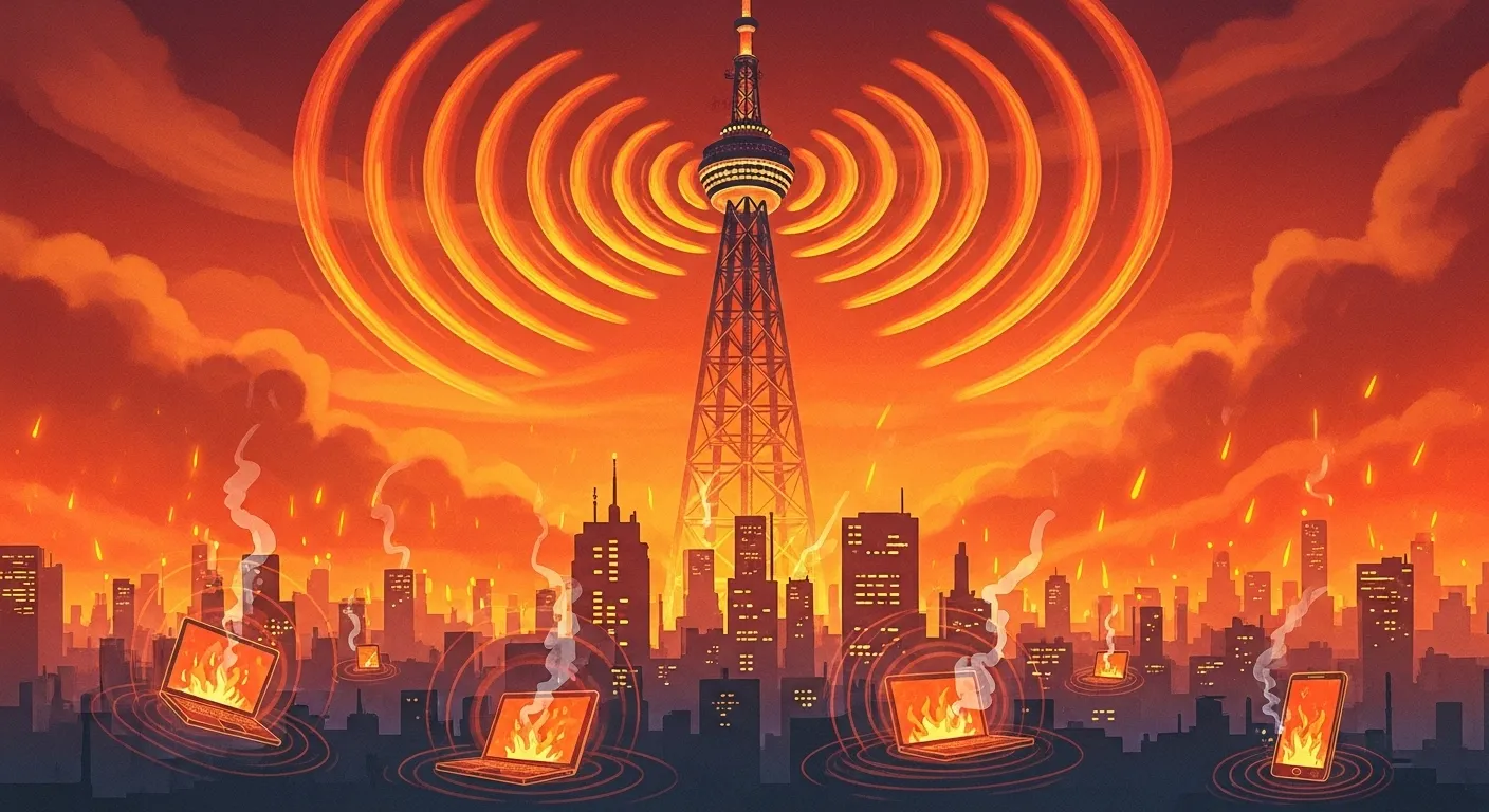 Teléfono móvil negro rodeado de tarjetas SIM de diferentes colores sobre fondo gris. simbolizando la variedad y elección entre los mejores OMV España.